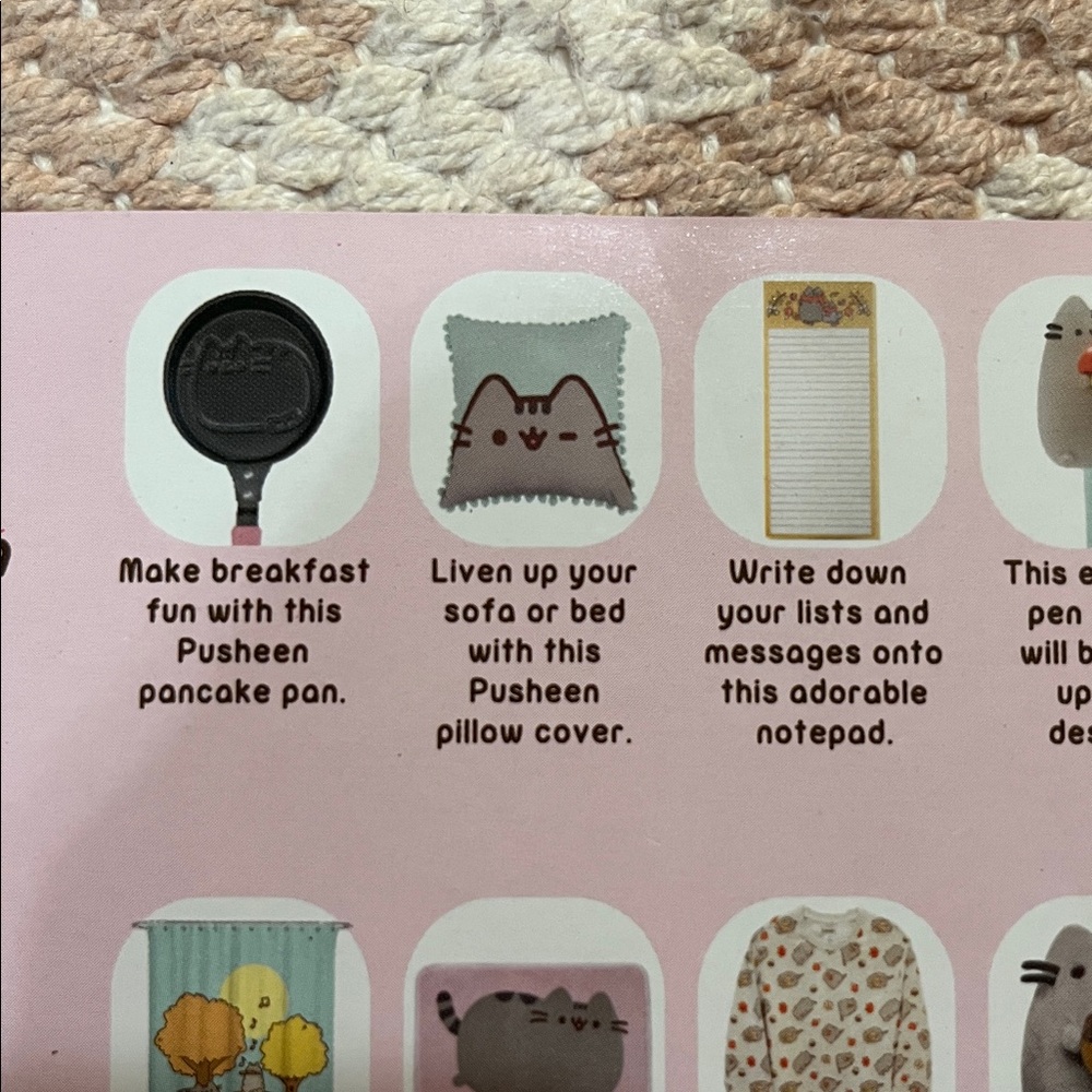 Pusheen Gray & Brown Pillow Cover - Picture 5 of 5